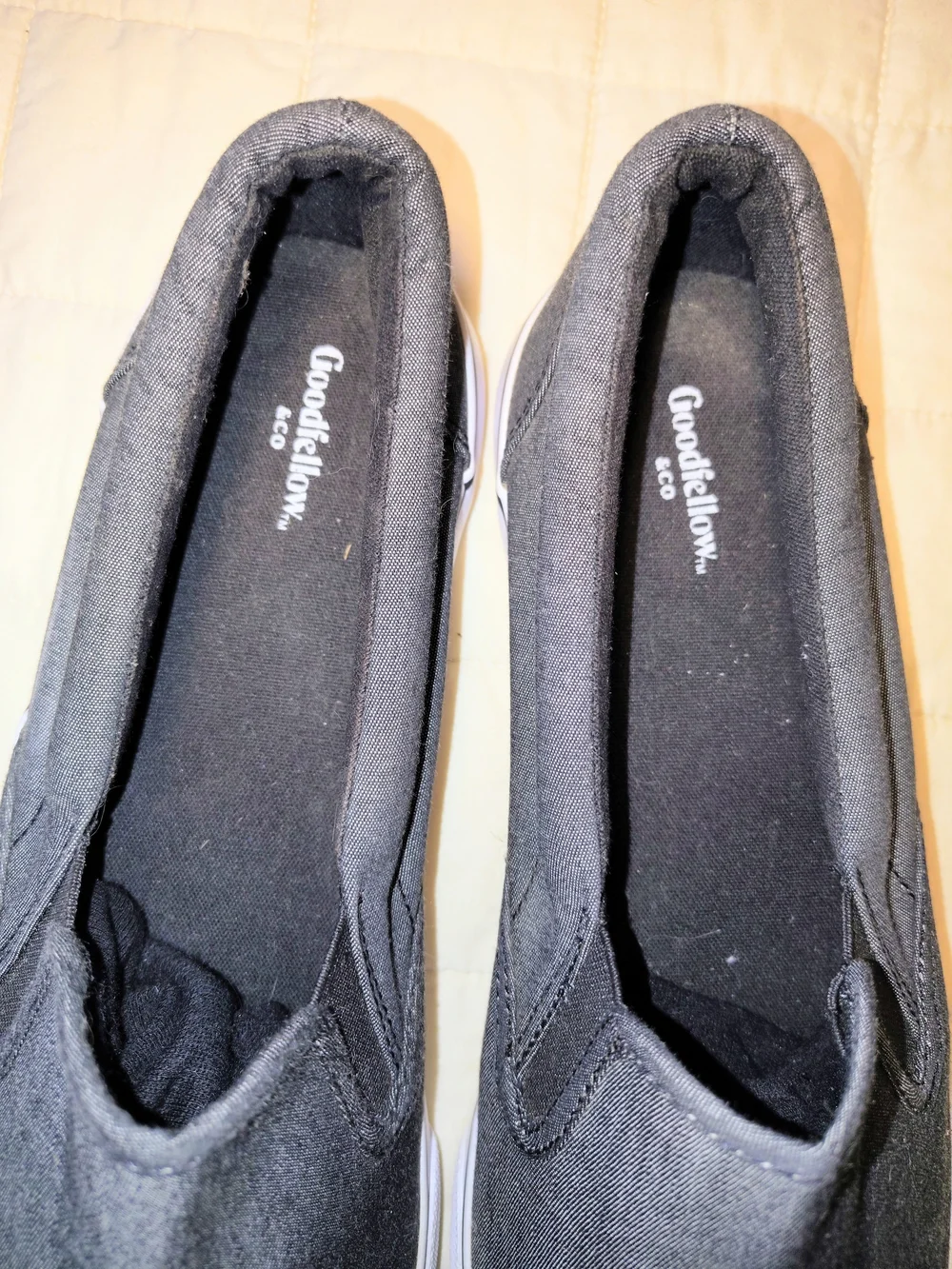 Goodfellow & Co Black Slip-On Canvas Loafers